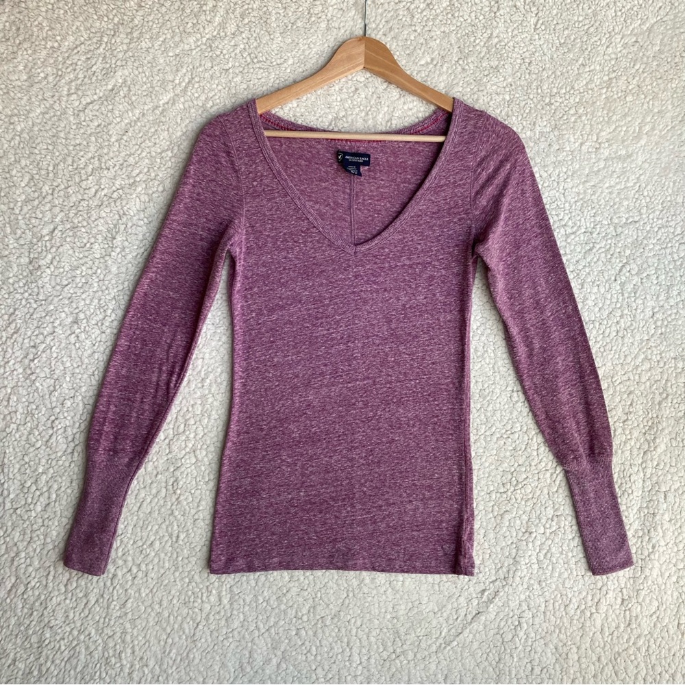 American Eagle Women's long sleeve tee, Sz S - Picture 3 of 15